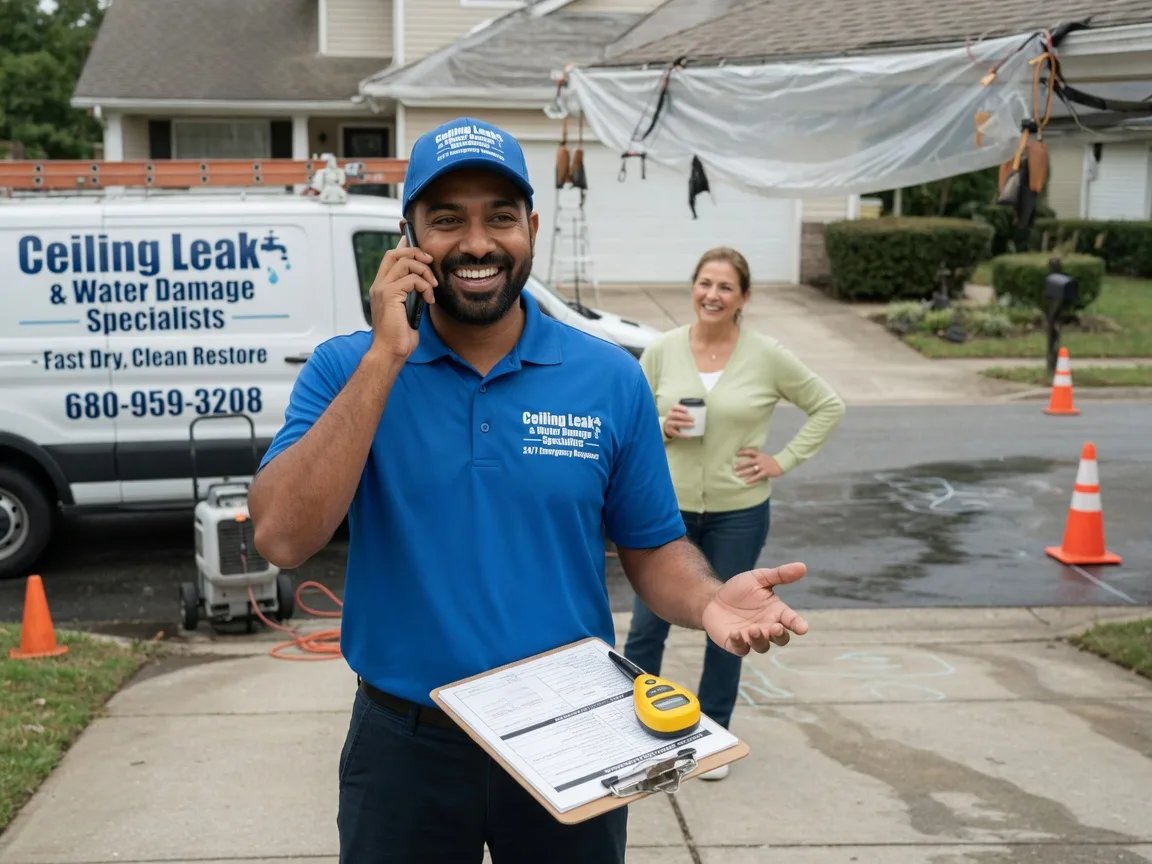 Ceiling Leak Cleanup Montville, CT FAQs